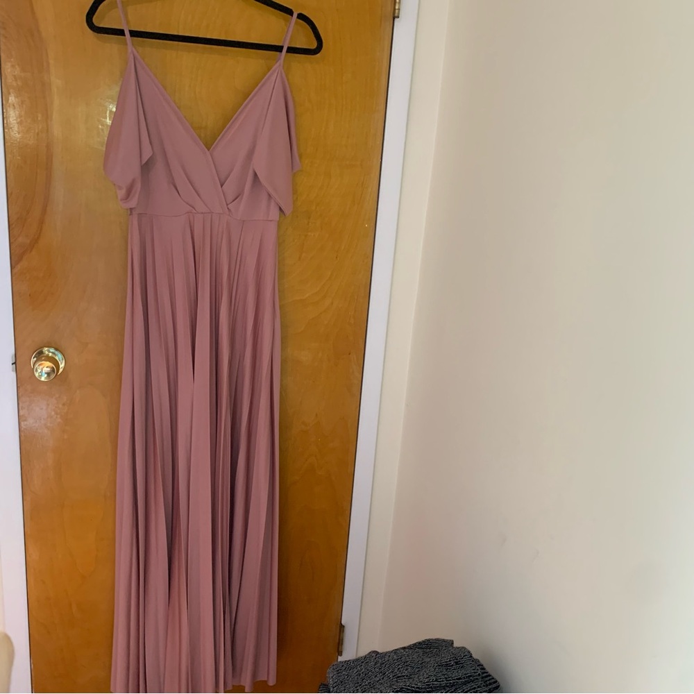 ASOS Pink floor-length gown